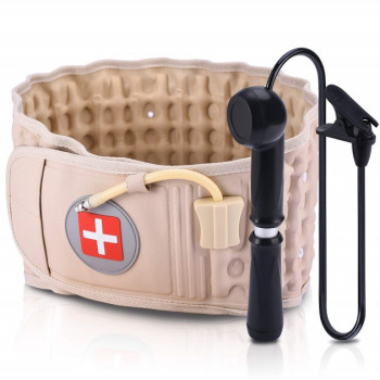 Пневматичний пояс-корсет для спини Spinal Air Traction Waist Belt Brace, поперековий