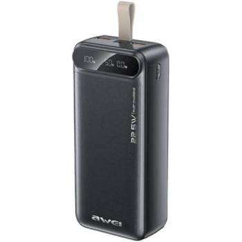Зовнішній акумулятор Power bank Awei PA12 30000mAh PD22,5W швидка зарядка