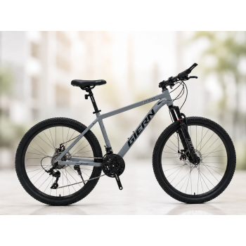 Велосипед GIEREN 8000 R29 Сірий / Велосипед спортивний 24 швидкості