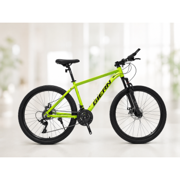 Велосипед GIEREN 8000 R29 Зелений / Велосипед спортивний 24 швидкості