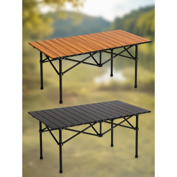 Стіл складний 120x55x50 см у чохлі / Туристичний розкладний компактний стіл