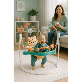 Ігровий центр, що розвиває, дитячий джемпер Fisher-Price Jumperoo Baby Activity Center Зелений