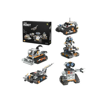 Робот-конструктор 5-в-1 Stem Robot з пультом керування та Bluetooth GS227