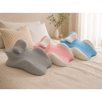 Подушка ортопедична pillow-06 / Подушка клиноподібна для сну з поліестеру / Ортопедична подушка для підтримки тіла Relax Pillow
