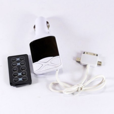 Автомобільний FM Трансмітер модулятор CM I19A SD/Usb, Фм трансмітер модулятор блютуз в прикурювач