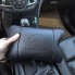 Набір шкіряних подушок Mercedes-Benz + брелок у подарунок, подушка на підголовник