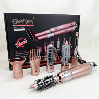 Щипці фен для волосся мультистайлер GEMEI GM-4831 7в1, класичний фен для волосся потужний для волосся