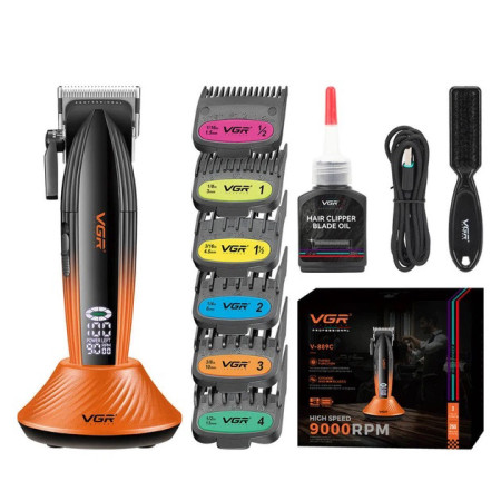 Машинка для стрижки волосся VGR V-889C керамічні леза 9000RPM