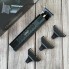 Тример для стрижки волосся, вусів, бороди VGR V-077 з USB зарядкою, корпус метал, триммер бездротовий