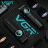 Професійна машинка для стрижки волосся VGR V-001 з дисплеєм 9000 об/хв та 10 змінними насадками (1,5-24 мм)