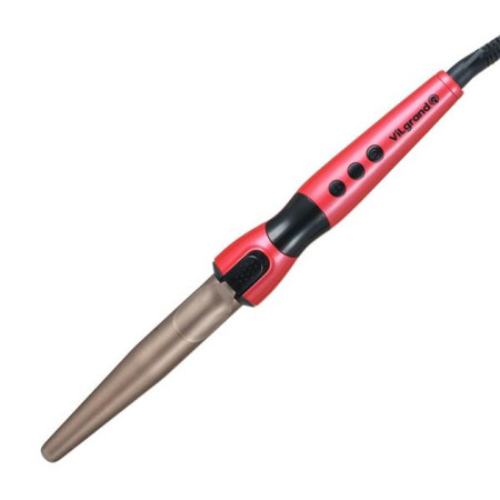 Плойка конусна ViLgrand VHC-3041LC. Колір: червоний