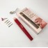 Фрезер для манікюру та педикюру Flawless Salon Nails, машинка для зняття манікюру. Колір: червоний