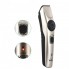 Машинка для стрижки волосся бездротова VGR V-031, тример для бороди вусів 2 насадки, окантувальна машинка