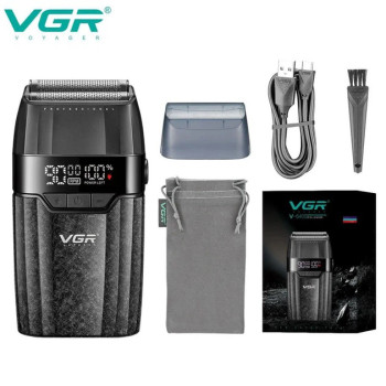 Електробритва VGR V-640S подвійна сітка 9000 RPM