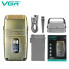 Професійна електробритва Шейвер VGR V-335 Shaver з трьома ножовими блоками, бритва для бороди.