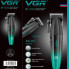 Машинка для стрижки волосся акумуляторна Professional Turbo з різними насадками VGR V-003