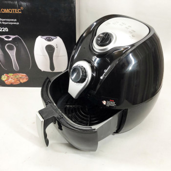 Аерофритниця Мультипіч Аерогриль Domotec MS-3220 1300Вт 4.5л Безмасляна з Таймером Black