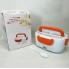 Ланч бокс електричний із підігрівом Lunch Heater 220V Pro, контейнер для їжі з відсіками. Колір: помаранчевий