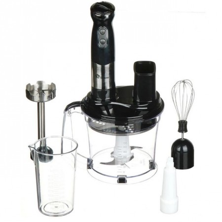 Блендер заглибний багатофункціональний 5-в-1 Domotec MS-5106 800 W, Портативний блендер подрібнювач