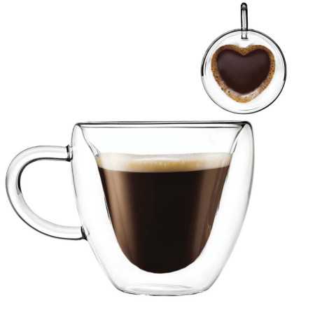 Набір чашок з подвійними стінками 2 шт. 150 мл Con Brio CB 8915-2