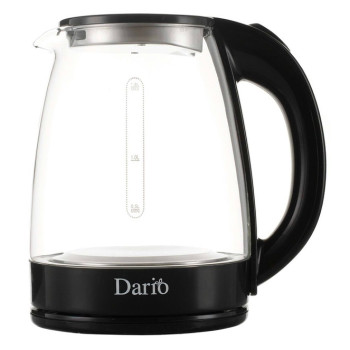 Електрочайник Dario DR1802 Black, 1.8л
