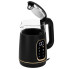 Чайник Adler AD 1305 black gold з регулюванням температури 1.7Л 2200Вт