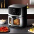 Аерогриль Rainberg RB-2268 4200W аерофритюрниця безолійна без олії з регулюванням температури 8 л