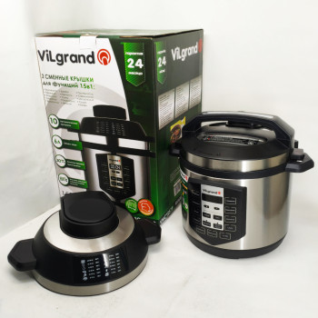 Мультиварка-скороварка VILGRAND VMC1057P 6л 1500Вт