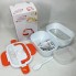 Ланч бокс електричний із підігрівом Lunch Heater 220V Pro, контейнер для їжі з відсіками. Колір: помаранчевий