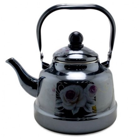Чайник UNIQUE UN-2308 1.7 л Чайник зі свистком сріблястий зі свистком якісний металевий чайник