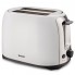 Тостер MAGIO MG-272W 750 Вт, тостер кухонний, тостери для дому, тостерниця, сендвіч-тостери. Колір: білий