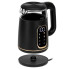 Чайник Adler AD 1305 black gold з регулюванням температури 1.7Л 2200Вт