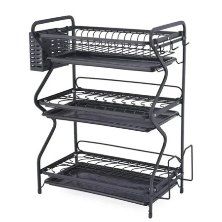 Сушарка для посуду Edenberg EB-17987 триярусна Black