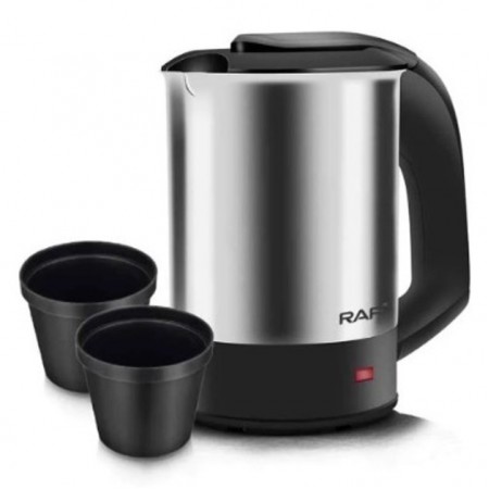 Електрочайник від 220В компактний RAF R-7887 із двома чашками в комплекті