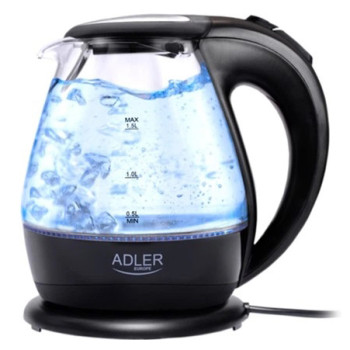 Чайник електричний скляний Adler AD 1224 1.5л