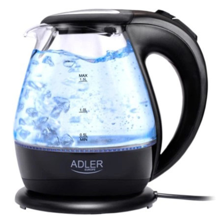 Чайник електричний скляний Adler AD 1224 1.5л