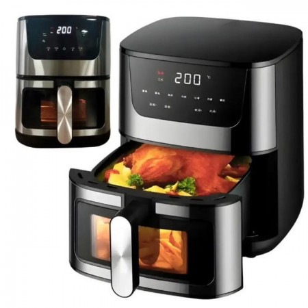 Аерогриль Rainberg RB-2268 4200W аерофритюрниця безолійна без олії з регулюванням температури 8 л