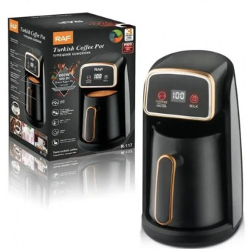 Кавоварка електрична RAF R.117, 300 мл, 600 Вт, чашка кавова з підігрівом, турка