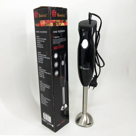 Блендер DOMOTEC MS-5101 занурювальний 350 Вт нержавіюча сталь, блендер для молочних коктейлів блендер подрібнювач