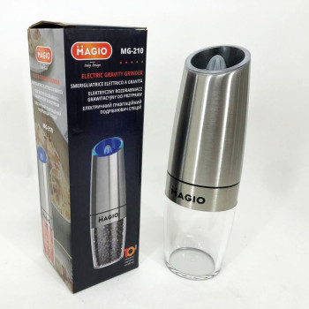 Електричний гравітаційний подрібнювач спецій Magio MG-210, Електричний млин з підсвічуванням