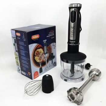 Блендер-подрібнювач занурювальний MAGIO MG-644 1200 Вт, блендер для дому, блендер для кухні, електричний