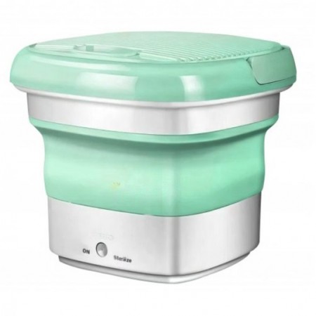 Складна пральна машина Maxtop silicon washing machine. Колір: зелений