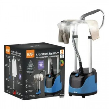 Відпарювач вертикальний для одягу зі стійкою RAF R.3038 1800 W. Колір: синій