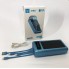 Портативний зарядний пристрій на 20000mAh, Power Bank на сонячній батареї, для планшета. Колір: синій