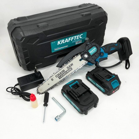 Ручна пилка з шиною, Легка акумуляторна пилка для обрізання гілок, Міні ланцюгова пилка