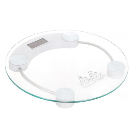 Ваги підлогові Domotec MS-2003A електронні скляні з LCD дисплеєм до 180 кг