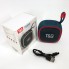 Портативна Bluetooth-колонка TG659 з ремінцем, Bluetooth колонка з підсвічуванням. Колір: синій