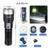 Ліхтар PLD-008 WHITE LASER LED PM10-TG, power bank, Ліхтарик тактичний акумуляторний ручний