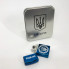Дугова електроімпульсна запальничка USB металева коробка HL-447. Колір: синій