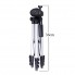 Штатив для телефону та фотоапарата Tripod 3110 PRO портативний трипод 0,35-1.02м висота. Колір: срібний